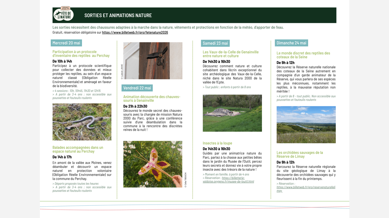 Programme Fête de la Nature 2026