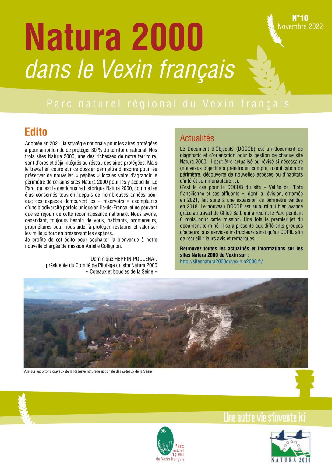 Lettre Natura 2000 2022 - première page